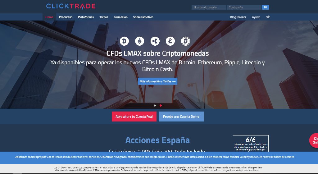 Click Trade Estafa o Legal? click trade estafa - ClickTradeMain 1024x560 - Click Trade Estafa o Legal?| Comentarios Forex