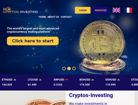 Cryptos-Investing.com  - Cryptos Investing Estafa o legal Comentarios Forex -