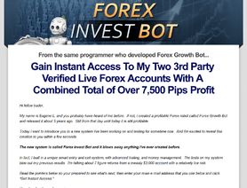 ForexInvestBot.com  - ForexInvestBot Estafa o legal Comentarios Forex -
