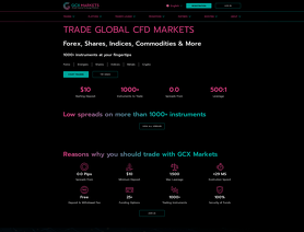 Mercados GCX  - GCX Markets Estafa o legal Comentarios Forex -