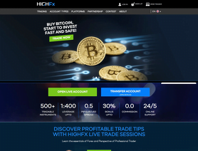 HighFX.com  - HighFX Estafa o legal Comentarios Forex -