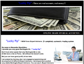 LuckyPip.com  - LuckyPip Estafa o legal Comentarios Forex -