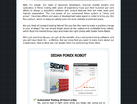 SedanForexRobot.com  - SedanForexRobot Estafa o legal Comentarios Forex -
