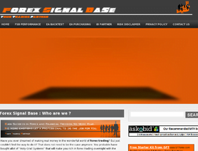 ForexSignalBase.com  - ForexSignalBase Estafa o legal Comentarios Forex -