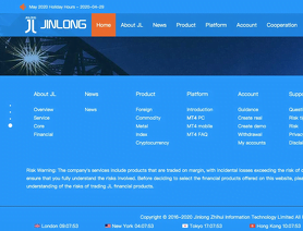 JinLTech.com  - JinLTech Estafa o legal Comentarios Forex -