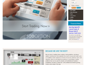 500Option.com  - 500Option Estafa o legal Comentarios Forex -