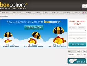 BeeOptions.com  - BeeOptions Estafa o legal Comentarios Forex -