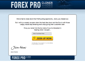 ForexProCloner.com  - ForexProCloner Estafa o legal Comentarios Forex -